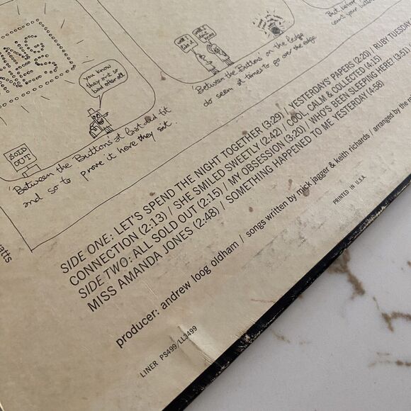 3/$21 Rolling Stones Between The Buttons London Records PS-499 LP Ruby Tuesday - Picture 4 of 11